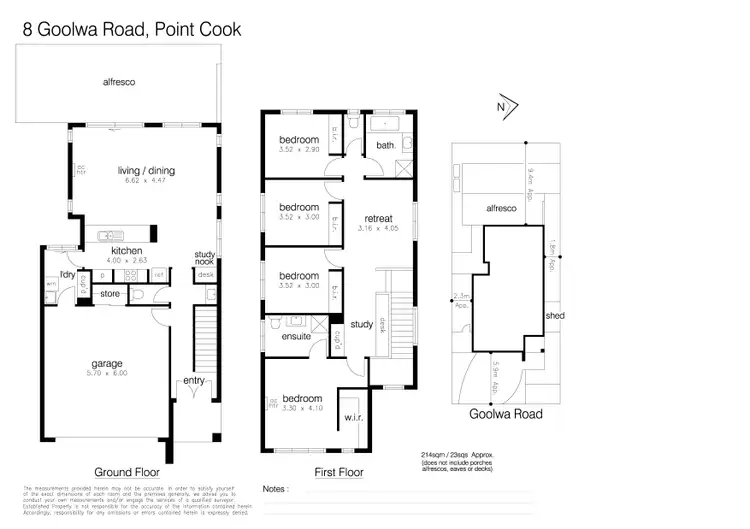 Floorplan of Homely house listing, 8 Goolwa Road, Point Cook VIC 3030