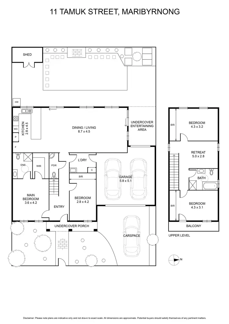 Floorplan of Homely house listing, 11 Tamuk Street, Maribyrnong VIC 3032