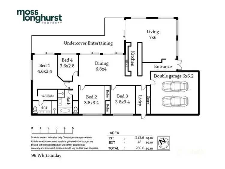 Floorplan of Homely house listing, 96 Whitsunday Drive, Kirwan QLD 4817