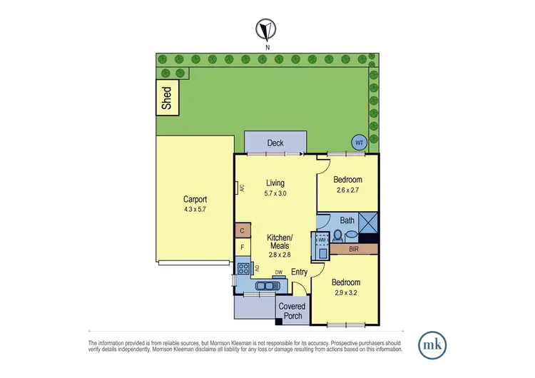 Floorplan of Homely unit listing, 2/19 Alexander Street, Montmorency VIC 3094