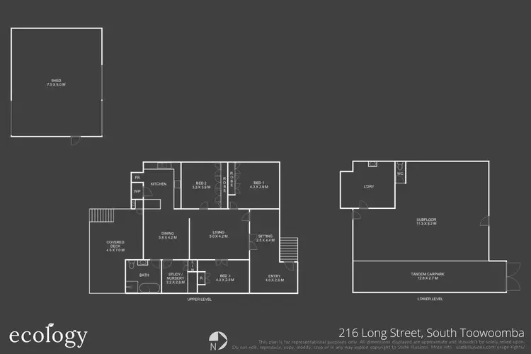 Floorplan of Homely house listing, 216 Long Street, South Toowoomba QLD 4350