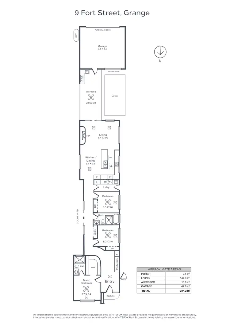 Floorplan of Homely house listing, 9 Fort Street, Grange SA 5022
