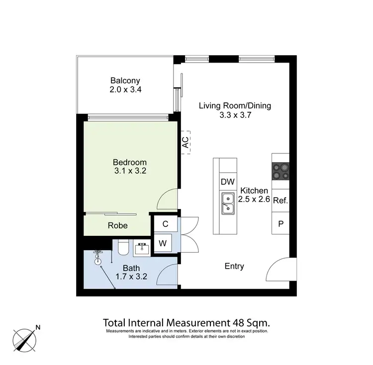 Floorplan of Homely apartment listing, 7A/72 Ascot Vale Road, Flemington VIC 3031