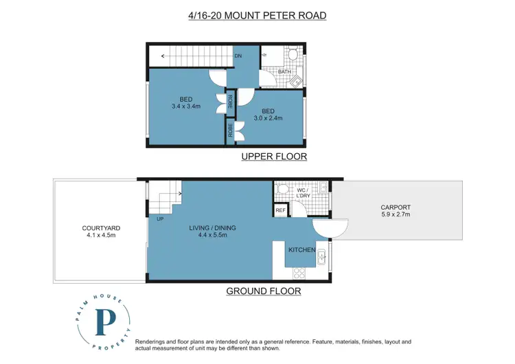 Floorplan of Homely unit listing, 4/16-20 Mount Peter Road, Edmonton QLD 4869
