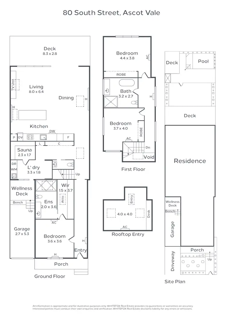 Floorplan of Homely house listing, 80 South Street, Ascot Vale VIC 3032