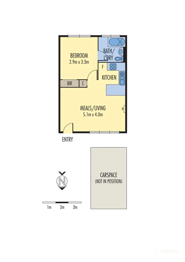Floorplan of Homely apartment listing, 5/18 Tongue Street, Yarraville VIC 3013