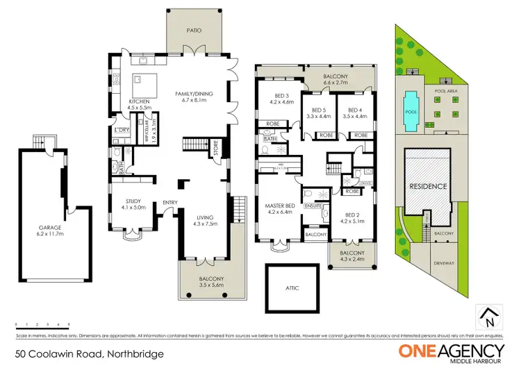 Floorplan of Homely house listing, 50 Coolawin Road, Northbridge NSW 2063