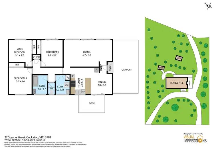 Floorplan of Homely house listing, 27 Steane Street, Cockatoo VIC 3781