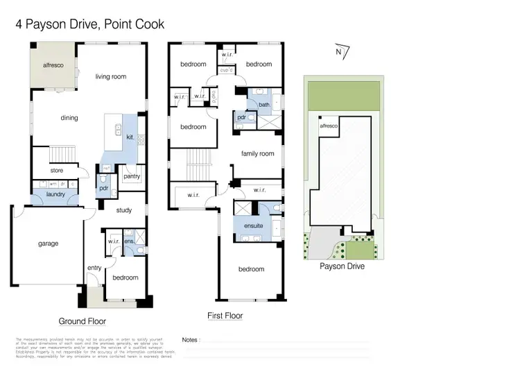 Floorplan of Homely house listing, 4 Payson Drive, Point Cook VIC 3030
