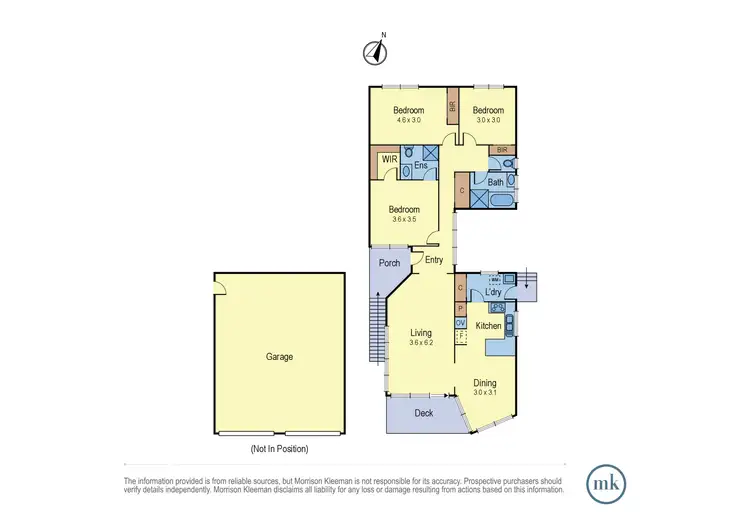 Floorplan of Homely unit listing, 9/13 Boulton Court, Greensborough VIC 3088
