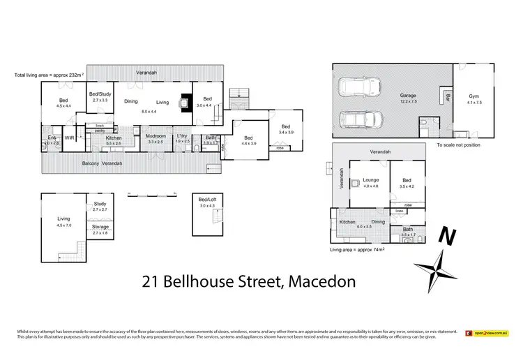 Floorplan of Homely house listing, 21 Bellhouse Street, Macedon VIC 3440