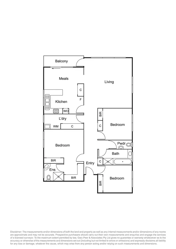 Floorplan of Homely apartment listing, 2/656 Inkerman Road, Caulfield North VIC 3161