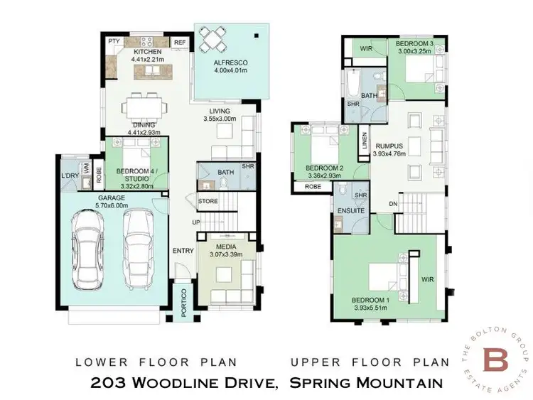 Floorplan of Homely house listing, 203 WOODLINE Drive, Spring Mountain QLD 4300