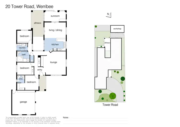 Floorplan of Homely house listing, 20 Tower Road, Werribee VIC 3030