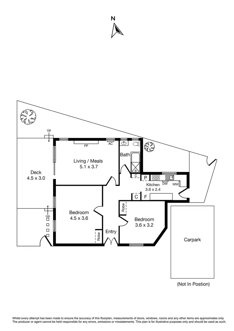 Floorplan of Homely apartment listing, 1/158 Chapel Street, St Kilda VIC 3182