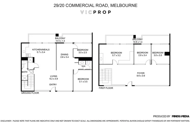 Floorplan of Homely apartment listing, 29/20 Commercial Road, Melbourne VIC 3004