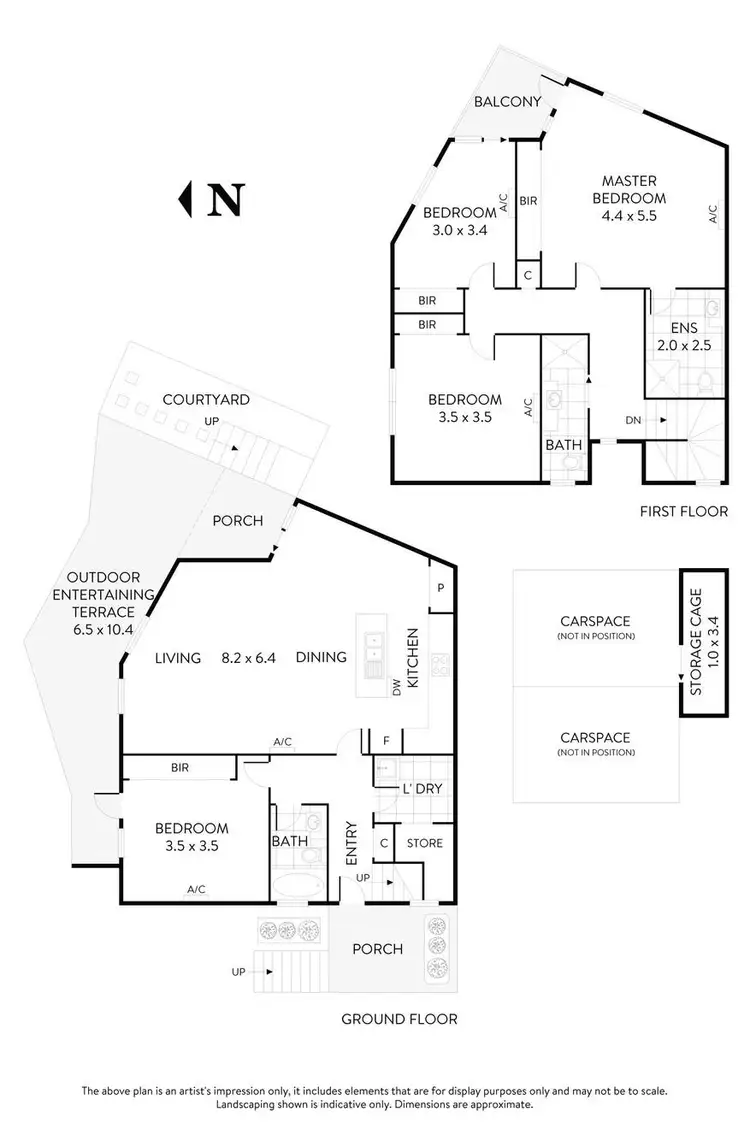 Floorplan of Homely townhouse listing, 1/9 Sandown Road, Ascot Vale VIC 3032