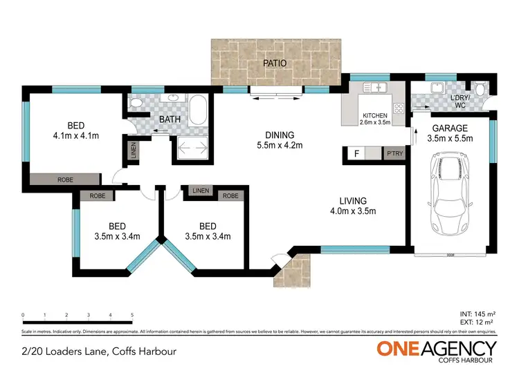 Floorplan of Homely villa listing, 2/20 Loaders Lane, Coffs Harbour NSW 2450