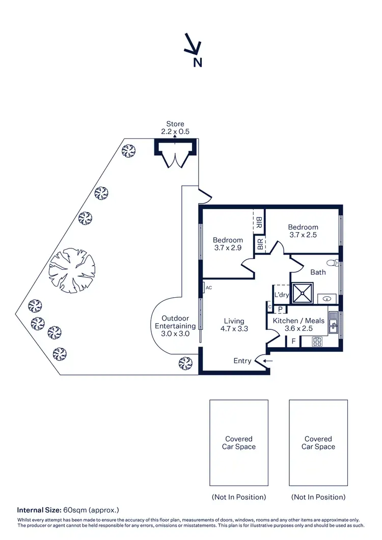 Floorplan of Homely unit listing, 12/53 Morris Street, Williamstown VIC 3016