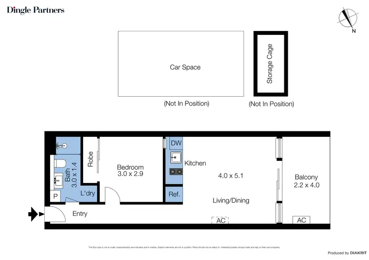 Floorplan of Homely apartment listing, 208/181-185 St Kilda Road, St Kilda VIC 3182