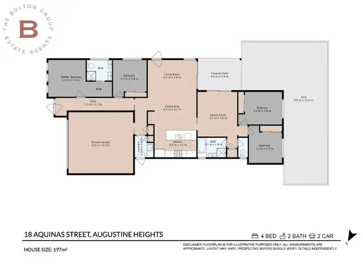 Floorplan of Homely house listing, 18 Aquinas Street, Augustine Heights QLD 4300