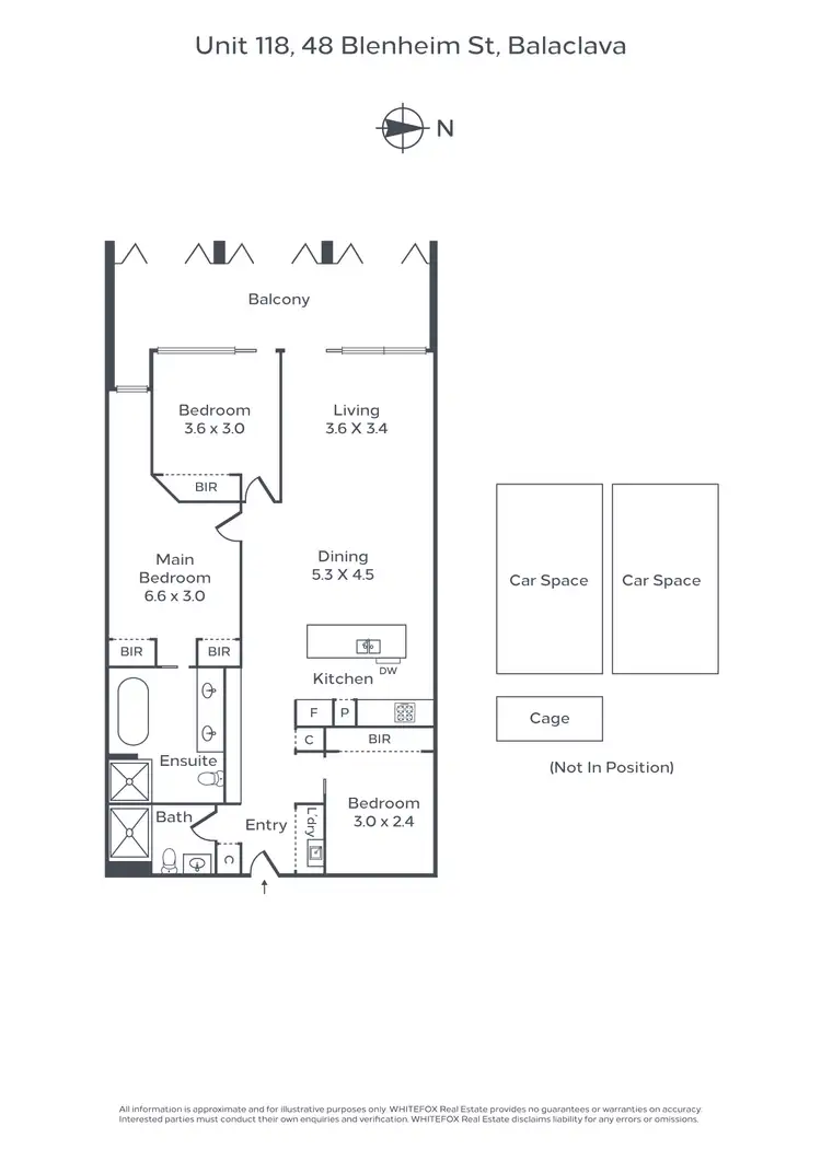 Floorplan of Homely apartment listing, 118/48 Blenheim Street, Balaclava VIC 3183