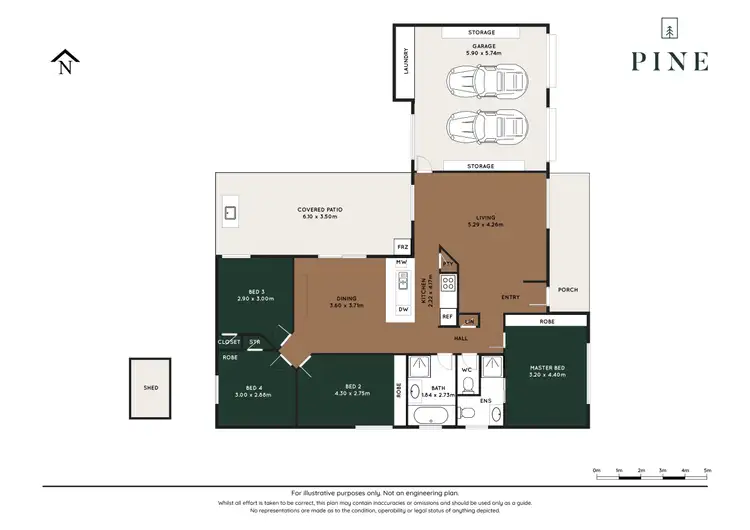 Floorplan of Homely house listing, 4 Bella Street, Landsborough QLD 4550