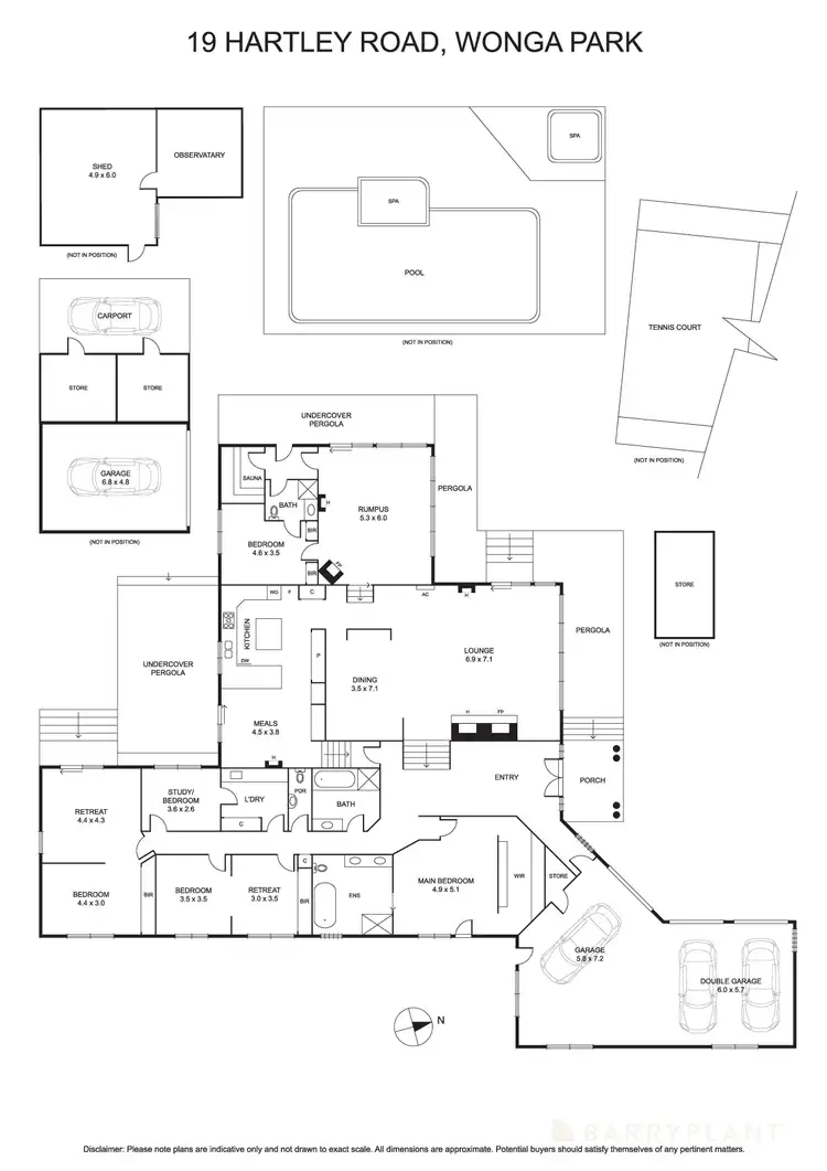 Floorplan of Homely house listing, 19 Hartley Road, Wonga Park VIC 3115