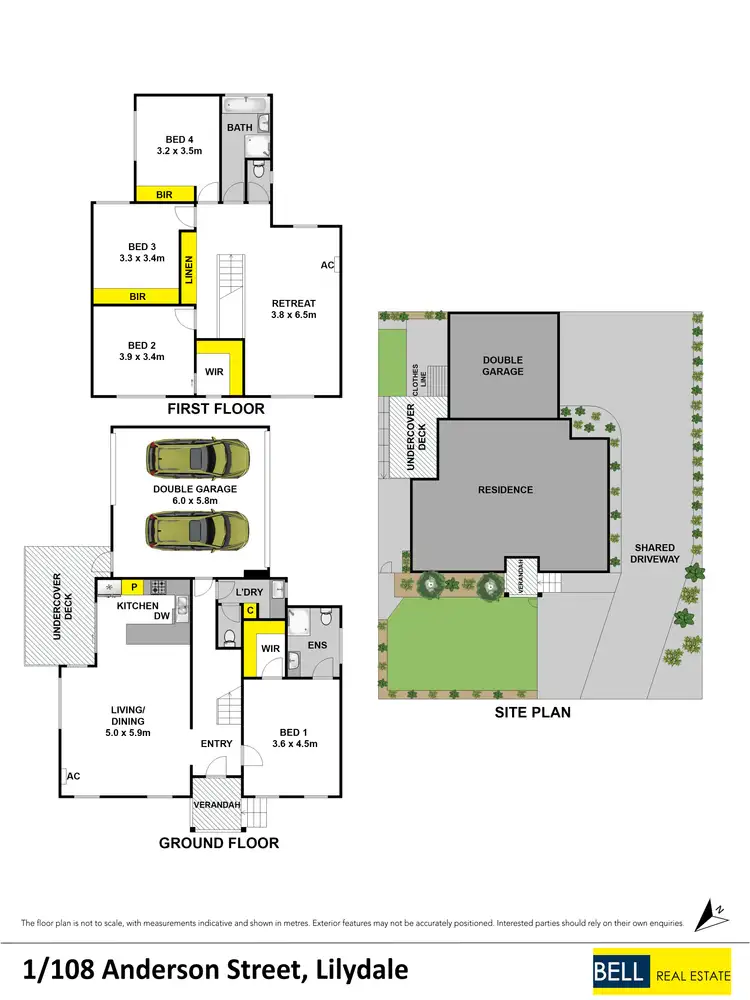 Floorplan of Homely townhouse listing, 1/108 Anderson Street, Lilydale VIC 3140