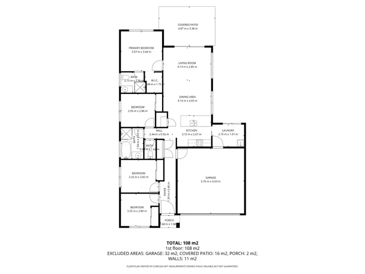 Floorplan of Homely house listing, 15 Brickfield  Crescent, Southside QLD 4570