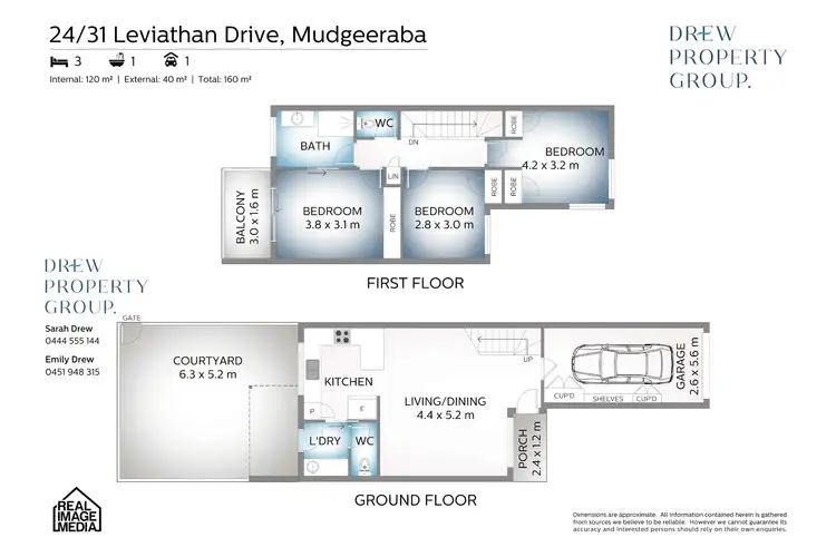 Floorplan of Homely townhouse listing, 24/31 Leviathan Drive, Mudgeeraba QLD 4213