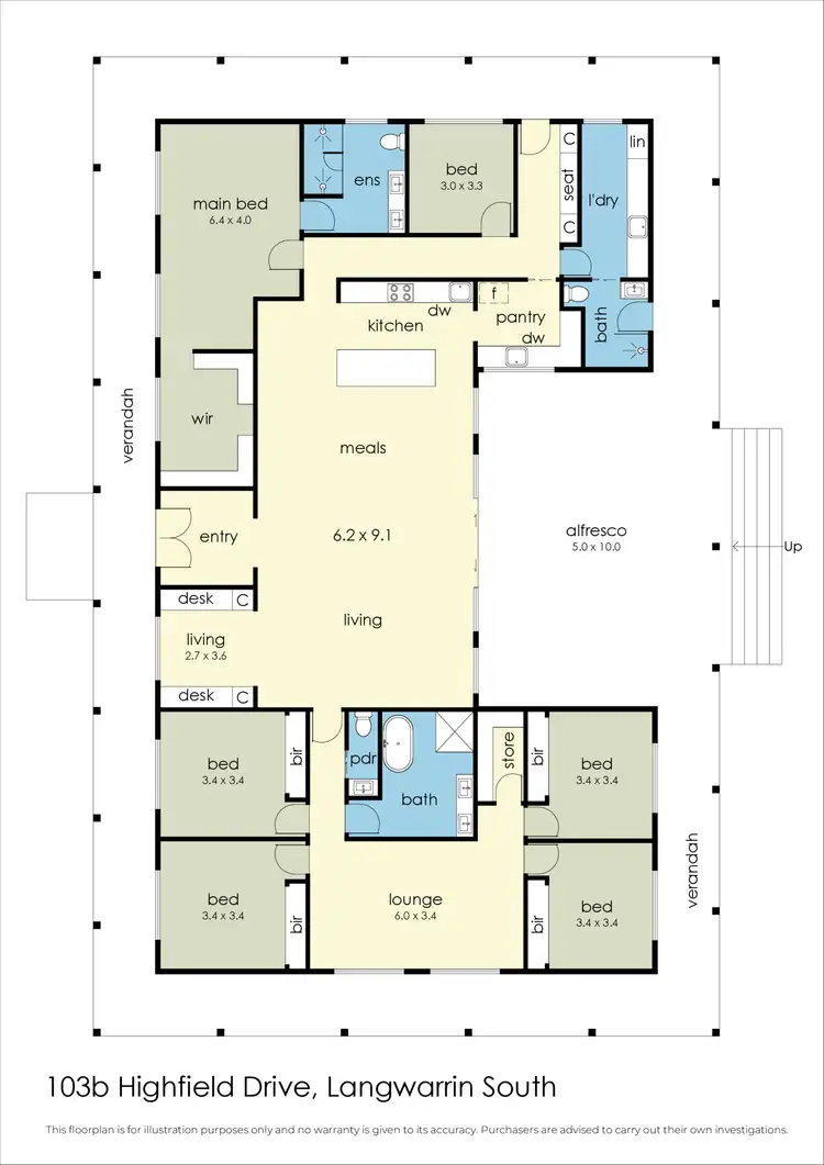 Floorplan of Homely rural property listing, 103b Highfield Drive, Langwarrin South VIC 3911