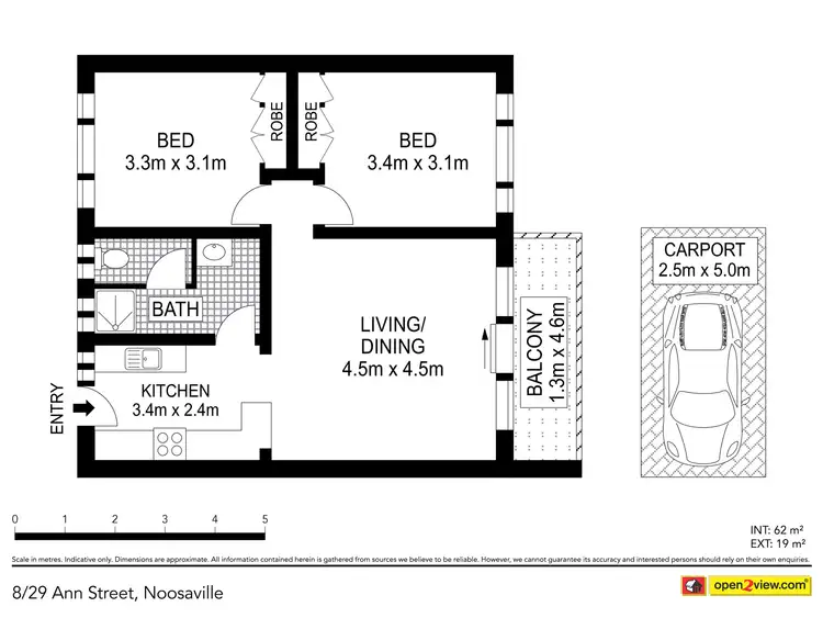 Floorplan of Homely unit listing, 8/29 Ann Street, Noosaville QLD 4566