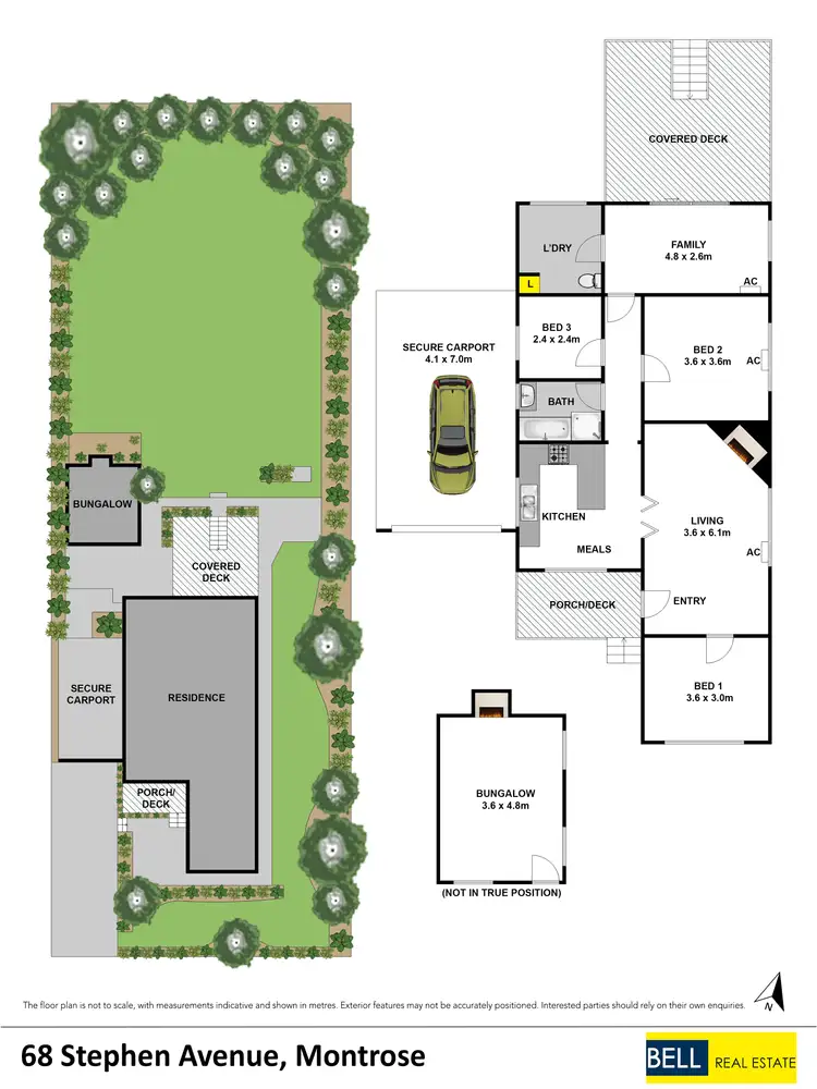 Floorplan of Homely house listing, 68 Stephen Avenue, Montrose VIC 3765