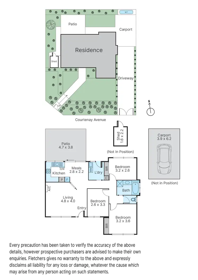Floorplan of Homely house listing, 57 Courtenay Avenue, Cranbourne North VIC 3977