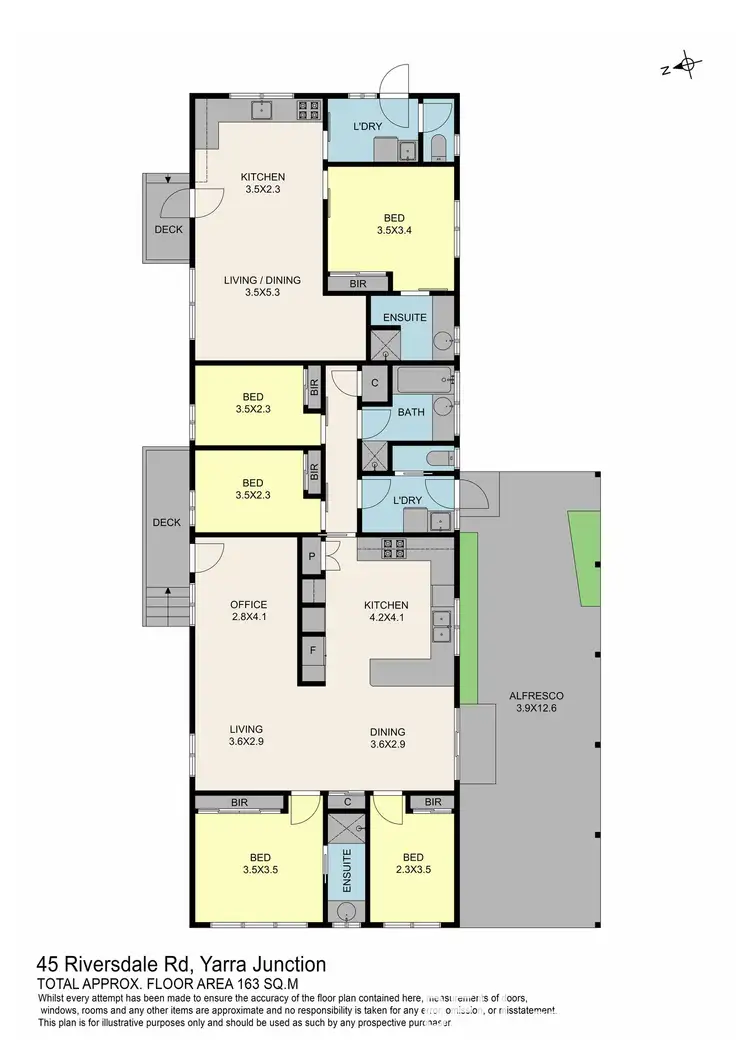 Floorplan of Homely house listing, 45 Riversdale Road, Yarra Junction VIC 3797