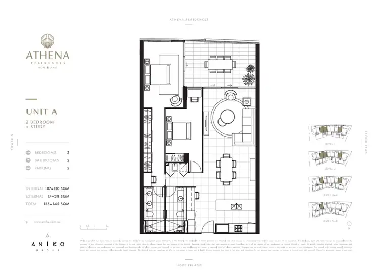 Floorplan of Homely unit listing, 1206/2 Athena Boulevard, Hope Island QLD 4212