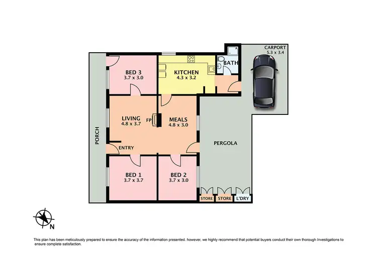 Floorplan of Homely house listing, 127 High Street, Woodend VIC 3442