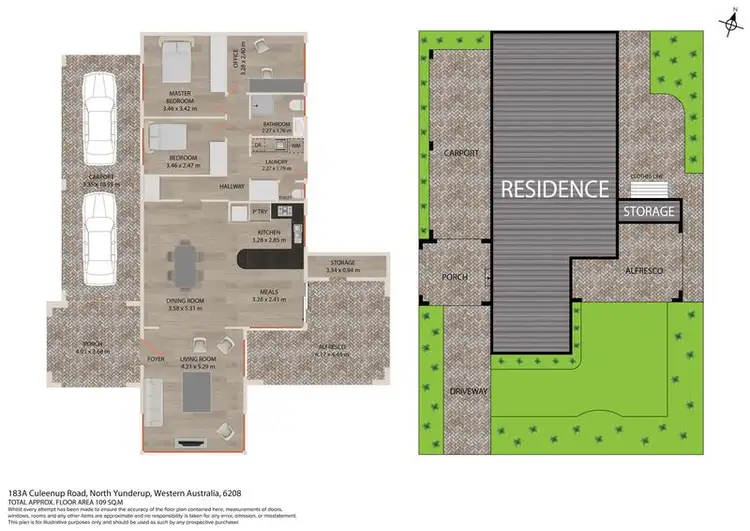 Floorplan of Homely house listing, 183A Culeenup Road, North Yunderup WA 6208