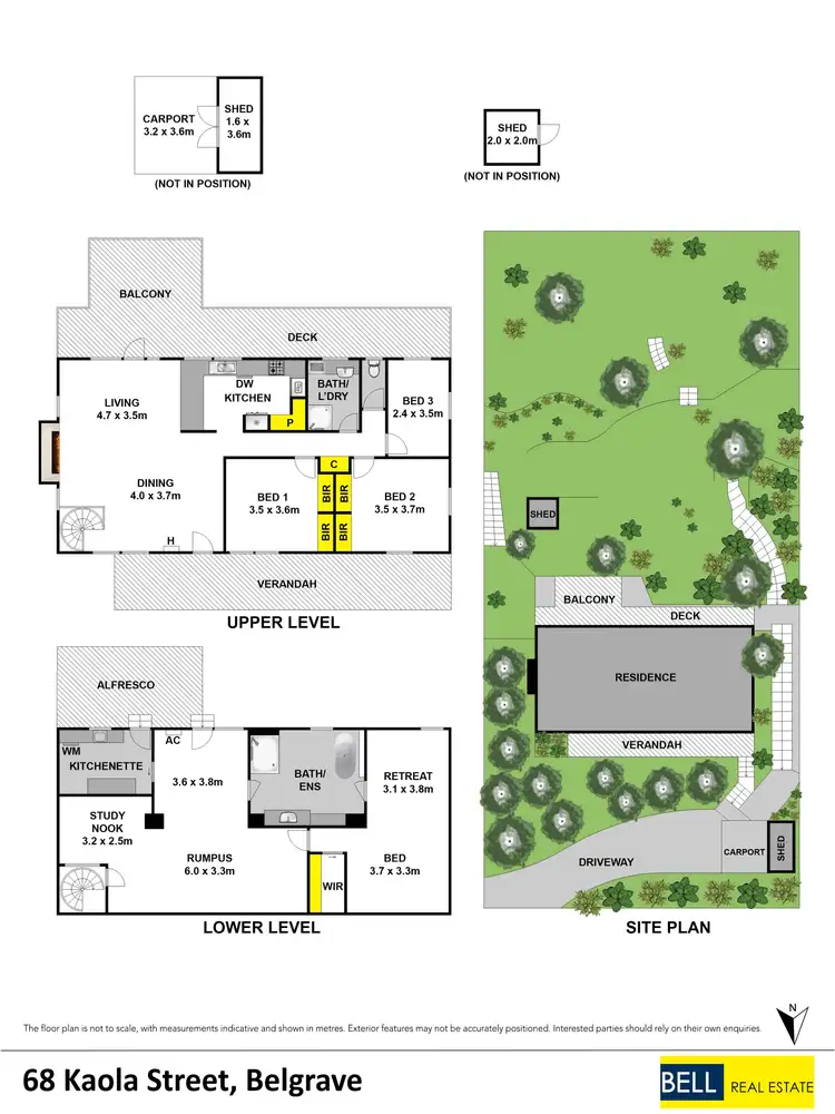 Floorplan of Homely house listing, 68 Kaola Street, Belgrave VIC 3160