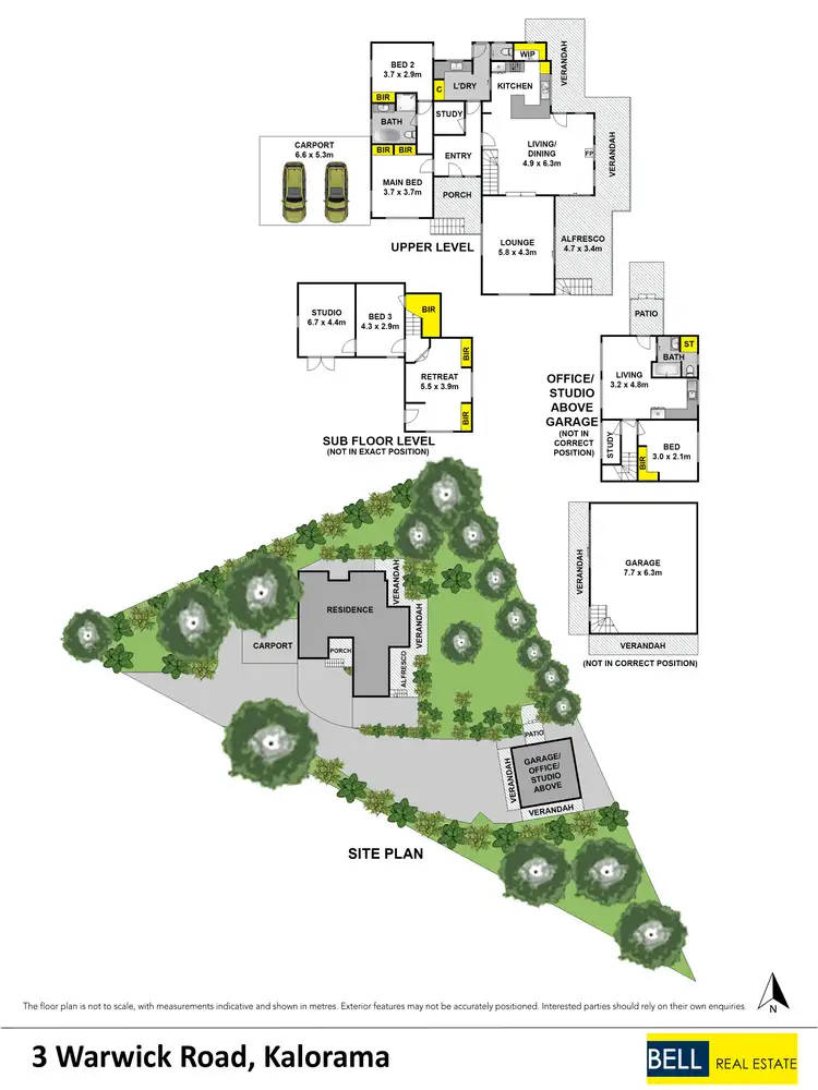 Floorplan of Homely house listing, 3 Warwick Road, Kalorama VIC 3766