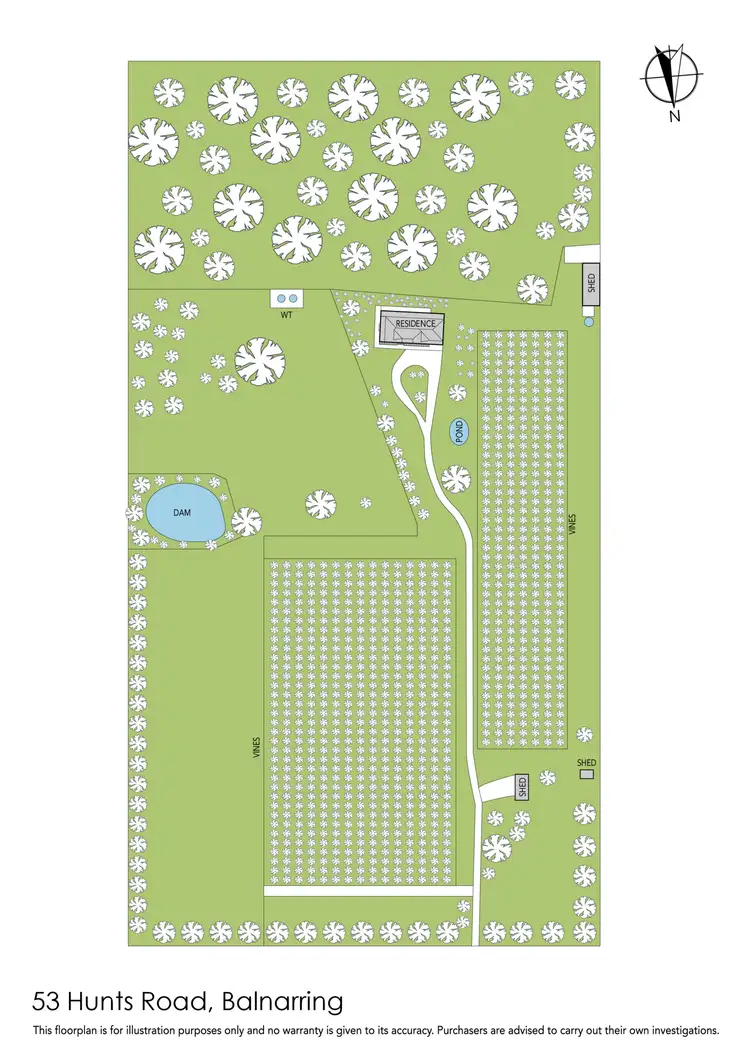 Floorplan of Homely rural property listing, 53 Hunts Road, Balnarring VIC 3926