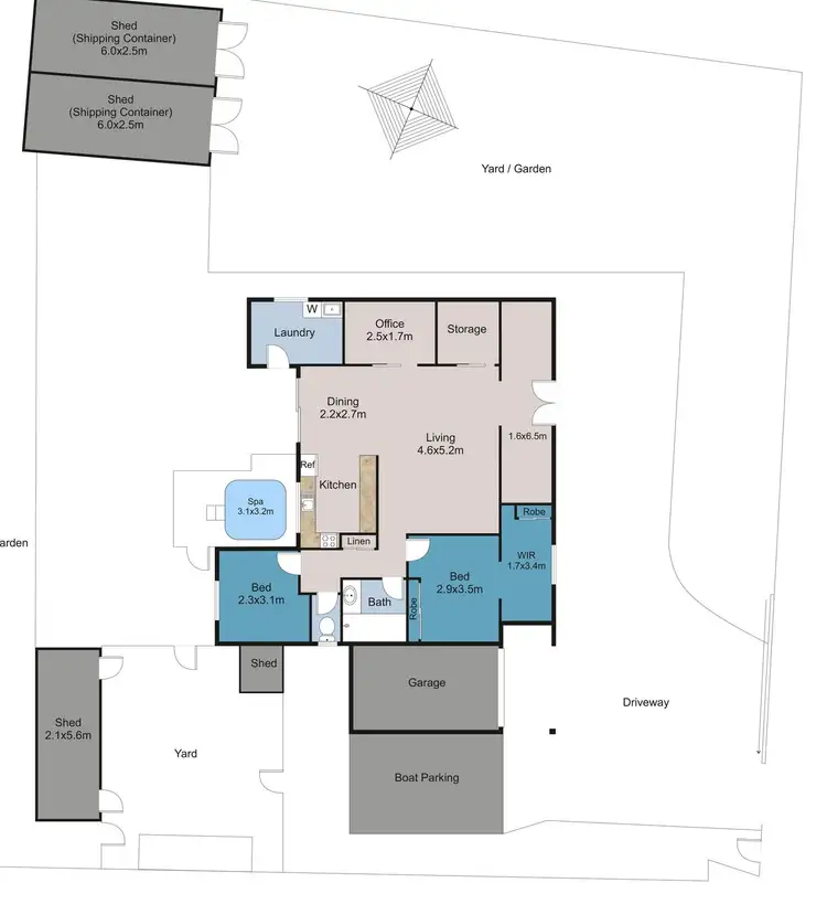 Floorplan of Homely house listing, 7 Rudder Street, Clifton Beach QLD 4879