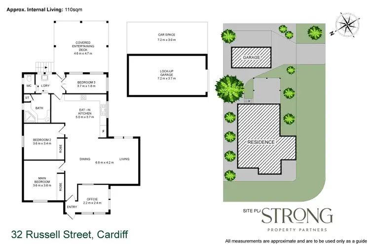 Floorplan of Homely house listing, 32 Russell Street, Cardiff NSW 2285