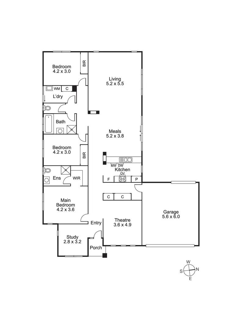Floorplan of Homely house listing, 23 Seaview Drive, Botanic Ridge VIC 3977