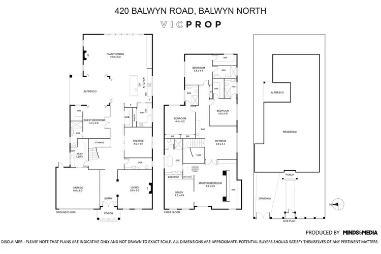 Floorplan of Homely house listing, 420 Balwyn Road, Balwyn North VIC 3104