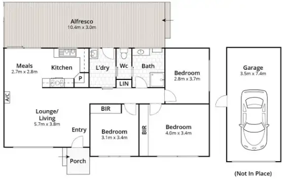 Floorplan of Homely house listing, 50A Kinlock Street, Bell Post Hill VIC 3215
