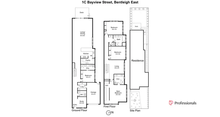 Floorplan of Homely house listing, 1c Bayview Street, Bentleigh East VIC 3165