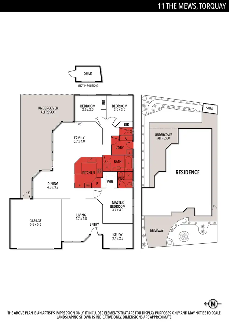 Floorplan of Homely house listing, 11 The Mews, Torquay VIC 3228
