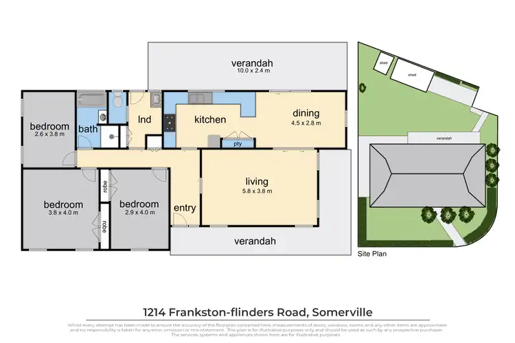 Floorplan of Homely house listing, 1214 Frankston-Flinders Road, Somerville VIC 3912
